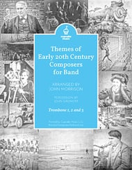 Themes of Early 20th Century Composers for Band Trombone band method book cover Thumbnail